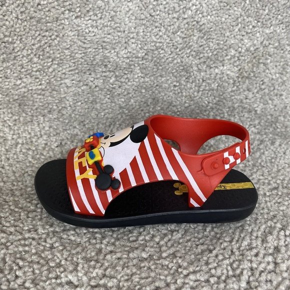 Disney Ipanema Mickey Mouse Sandals Made In Brazil TODDLER US Size 8 - Picture 1 of 10